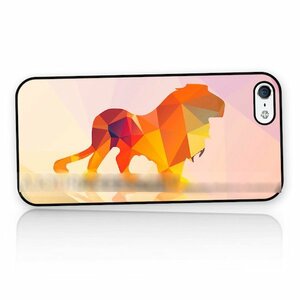 iPhone 5Cライオン 獅子 アートケース 保護フィルム付
