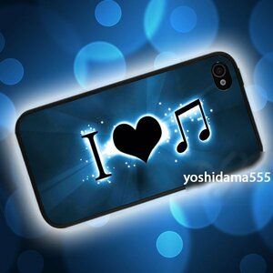 海外限定a新品 I Love Music 音楽 ラブ！ F109 LG G2用ケース