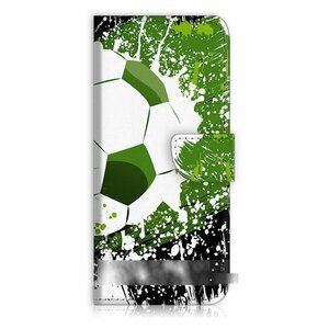 iPhone 6 6S Plus サッカーボール アートスマホケース 充電ケーブル フィルム付