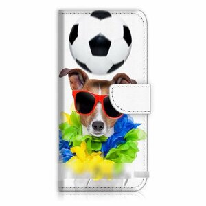 iPhone 6 6S Plus サッカーボール 犬 サングラス スマホケース 充電ケーブル フィルム付