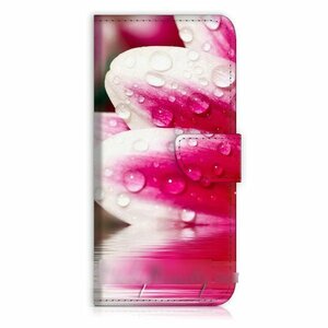 iPhone SE 第2世代 8 7 花柄 フラワー 花びら 水玉 スマホケース 手帳型ケース スマートフォン カバー