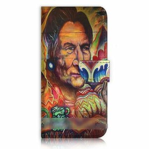 iPhone SE 第2世代 8 7 ネイティブアメリカン インディアン スマホケース 手帳型ケース スマートフォン カバー