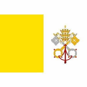 海外限定 国旗 バチカン市国 ローマ カトリック教会 特大フラッグ
