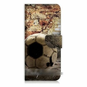 Galaxy A30 SCV43 サッカーボール スマホケース 手帳型ケース スマートフォン カバー