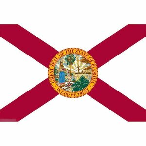 海外限定 国旗 アメリカ フロリダ州 州旗 特大フラッグ