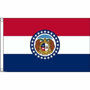 海外限定 国旗 アメリカ ミズーリ州 州旗 特大フラッグ