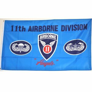 海外限定 国旗 米国陸軍 アメリカ アーミー 第11空挺師団 特大フラッグ