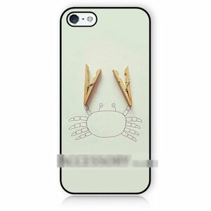iPhone 12 mini ミニ カニ 蟹 洗濯バサミ スマホケース アートケース スマートフォン カバー