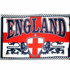 海外限定 国旗 イングランド ライオン 特大フラッグ