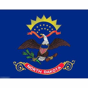海外限定 国旗 アメリカ ノースダコタ州 州旗 特大フラッグ