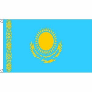 海外限定 国旗 カザフスタン共和国 貴重 大フラッグ
