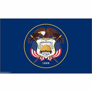 海外限定 国旗 ユタ州 州旗 アメリカ 米国 特大フラッグ