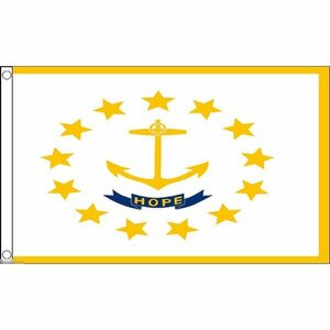 海外限定 国旗 アメリカ ロードアイランド州 州旗 特大フラッグ