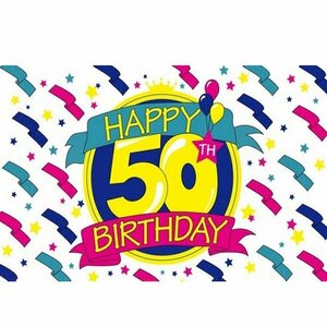 海外限定 国旗 ハッピーバースデー 誕生日 パーティー 50歳 特大フラッグ