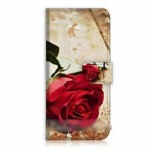 Galaxy A51 SC-54A SCG07 バラ 薔薇 スマホケース 手帳型ケース スマートフォン カバー