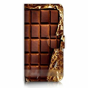 Galaxy S7 S7 Edge チョコレート 板チョコ スイーツ スマホケース 充電ケーブル フィルム付