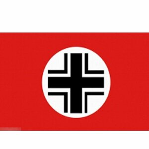 海外限定 国旗 ドイツ バルケンクロイツ 黒十字 WW2 特大フラッグ