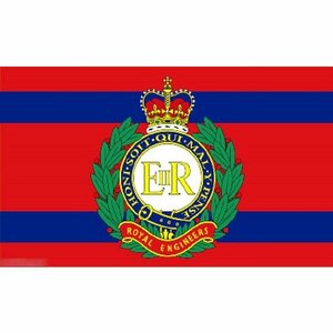 海外限定 国旗 イギリス 英国 陸軍 王立工兵 特大フラッグ