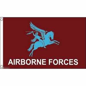 海外限定 国旗 イギリス陸軍 空挺部隊 エアボーン 特大フラッグ