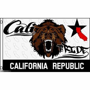 海外限定 国旗 アメリカ カリフォルニア州 共和国 プライド 特大フラッグ