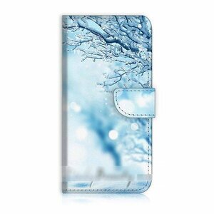 Galaxy S20+ SC-52A SCG02 雪 木 スマホケース 手帳型ケース スマートフォン カバー