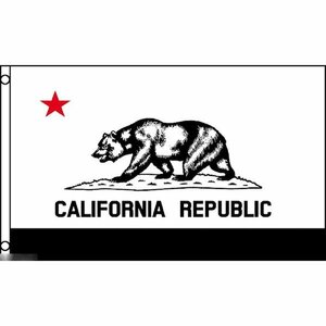 海外限定 国旗 カリフォルニア州 州旗 特大フラッグ