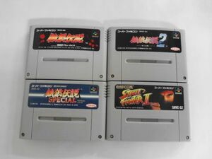 SFC21-419 任天堂 スーパーファミコン SFC 餓狼伝説 1 2 スペシャル ストリートファイター2 セット レトロ ゲーム 使用感あり