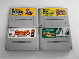 SFC21-430 任天堂 スーパーファミコン SFC スーパーマリオ RPG ワールド カート ゼルダの伝説 セット レトロ ゲーム ソフト 使用感あり