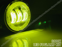 送料込 三菱 汎用 LED イカリング ２色切り替え フォグランプ オープニングアクション付 アウトランダー CW#W コルト Z27AG_画像4