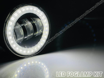 送料込 三菱 汎用 LED イカリング ２色切り替え フォグランプ オープニングアクション付 アウトランダー CW#W コルト Z27AG_画像2