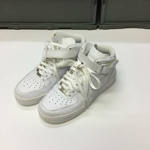 10年製 デッドストック ナイキ エアフォースワン ミッド ホワイト NIKE AirForce1 Mid White 07 315123-111 US6 24cm