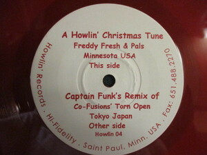 Co-Fusion / Fredd Fresh & Pals ： Captain Funk's Remix Of / A Howlin Christmas Tune 7'' / 45s (( Big Beat / Club ))