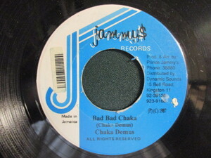 Chaka Demus ： Bad Bad Chaka 7'' / 45s (( Dancehall Reggae ダンスホール レゲエ ))(( 落札5点で送料無料