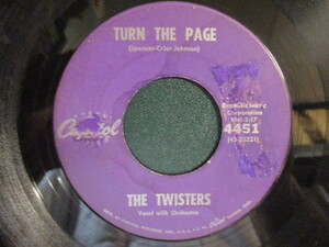 The Twisters ： Turn The Page 7'' / 45s (( Bronx, NY Doo Wap / Doo Wop Doowap Doowop )) c/w Dancing Little Clown