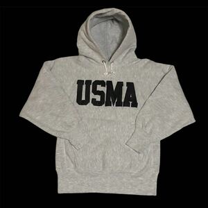 90s チャンピオン リバースウィーブ スウェット パーカー ミリタリー USMA ビンテージ Champion REVERSE WEAVE SWEAT USA製 超美品Mサイズ