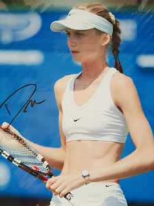 ■ダニエラ・ハンチュコバ/Daniela Hantuchova■【直筆サイン入り写真】★スロバキア　プロテニス選手★◆COA証明書付属◆○新品未開封○