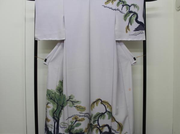 Rakufu Selección Especial 84991 Pintado a mano, kimono formal teñido con roketsu, desenvuelto, reordenar, artículo con descuento c, kimono de mujer, kimono, vestido de visita, Sin medida