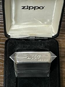 zippo STERLING SILVER スターリングシルバー 2007年製 純銀 デットストック ベロアケース 収納布袋 保証書 