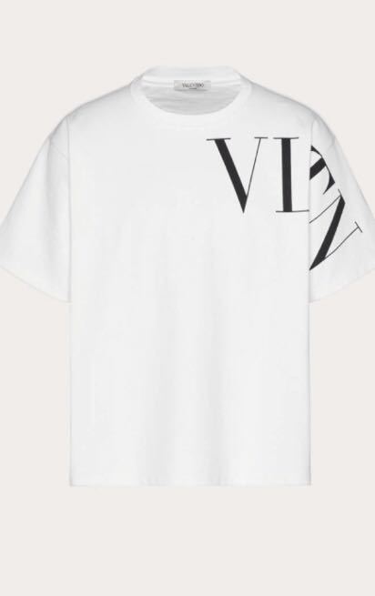 正規 20SS VALENTINO ヴァレンティノ ロゴ クルーネック Tシャツ