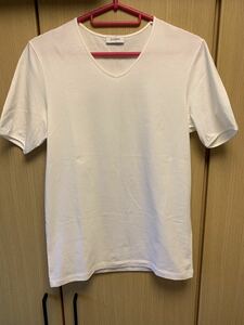 国内正規 JIL SANDER ジルサンダー Vネック Tシャツ 白 S ジルサンダージャパンタグ付き国内正規品 703008 MF251068 11