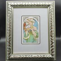 ★Alphonse Maria Mucha/ミュシャ/flower/LITHOGRAPH/EDITION/J 950/リトグラフ_画像1