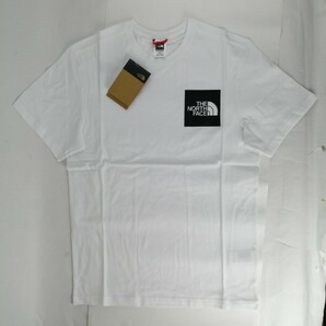 (新品未使用) ノースフェイス Tシャツ ボックス ロゴ ホワイト S　サイズ
