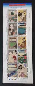 2009年・ふるさと切手-江戸名所と粋の浮世絵第3集シート
