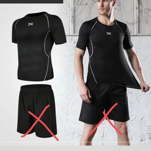 コンプレッションウェア スポーツウェア メンズ 半袖 トレーニング ランニング 吸汗 速乾