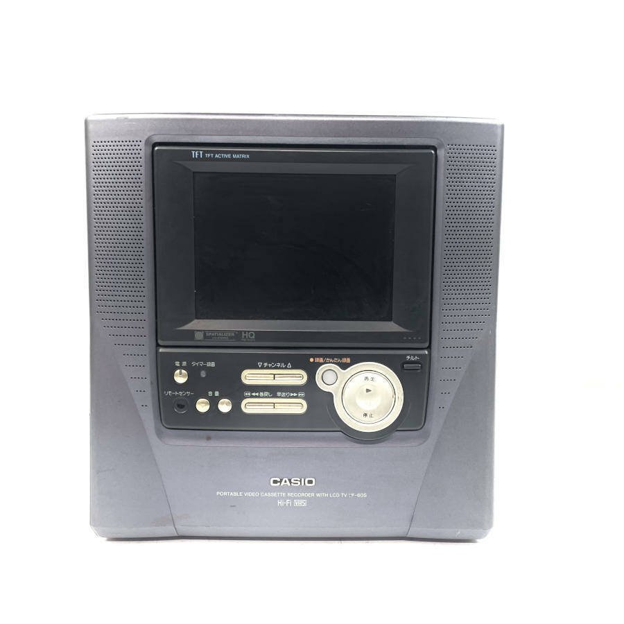 希少】CASIO TFT VF-50S ポータブル ビデオカセットレコーダー-