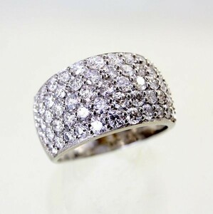 ◎中古美品◎プラチナ　ダイヤ　3.00ct　リング　16.5号