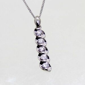 ◎中古美品◎プラチナ　ダイヤ　0.50ct　ペンダント付ネックレス