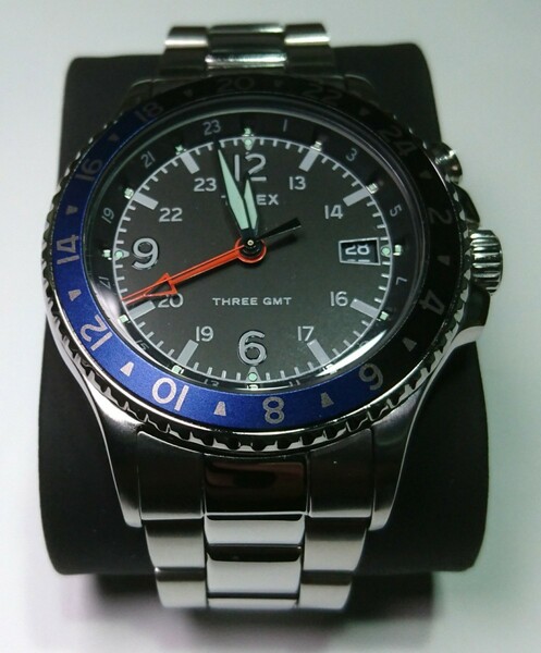 TIMEX THREE GMT TW2R43500 海外モデル