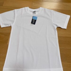 【未使用】無地白　150 フロリダウインド　ジュニアTシャツ　保管時のシミあり(写真3枚目)