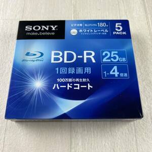 [333] 未開封 BD-R 25GB 1回録画用 5 PACK SONY